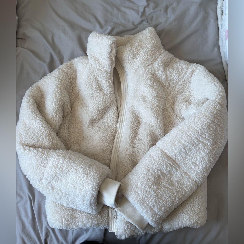 Sherpa puffer jacket